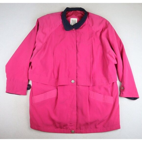 PAO ORIGINALS - WOMEN'S PINK LIGHTWEIGHT JACKET - SIZE 1X - Picture 2 of 6